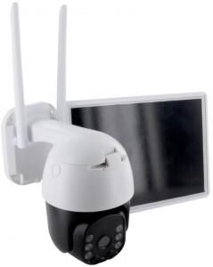 Chacon WiFi IP Camera voor buiten met zonnepaneel dome PTZ draaibaar - 7900067