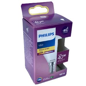 Philips LED kogel E14 4,3W Filament Blister - 5101515