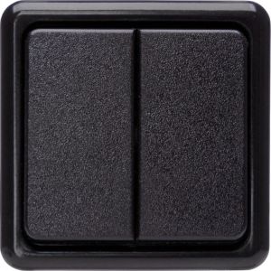 Kopp ZWART opbouw schakelaar serie - 4626190