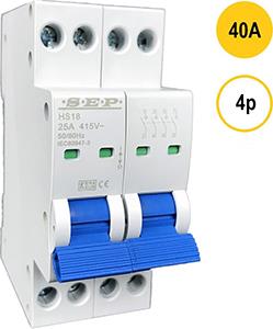 Hoofdschakelaar 40A 4p SEP - 4518065