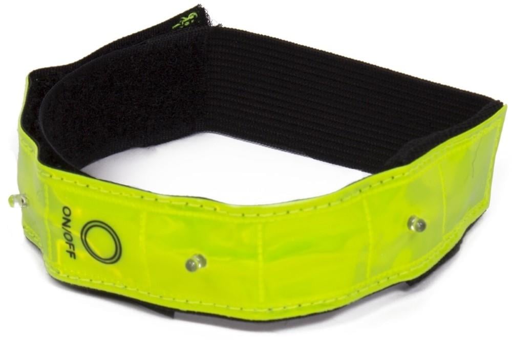 Enzo Benson LED armband reflecterend fluor met ledjes 5700331