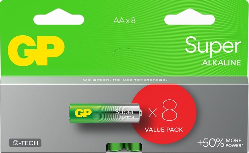 GP GP 8-multipack AA Batterij Alkaline LR06 15A - 3012260