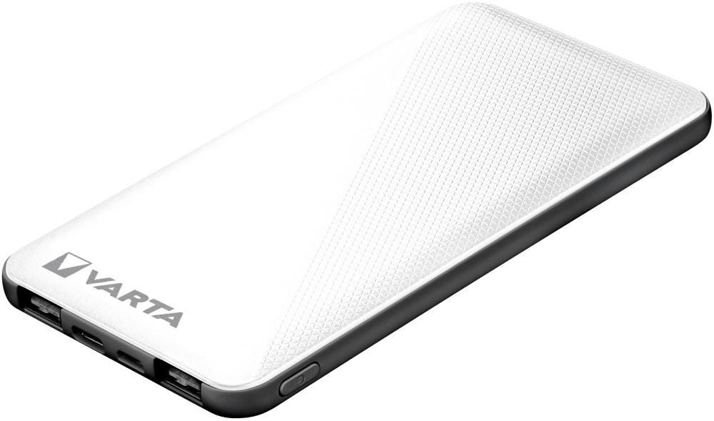Varta Powerbank 5.000mA zilver + led indicatie USB en USB-C - 3509000
