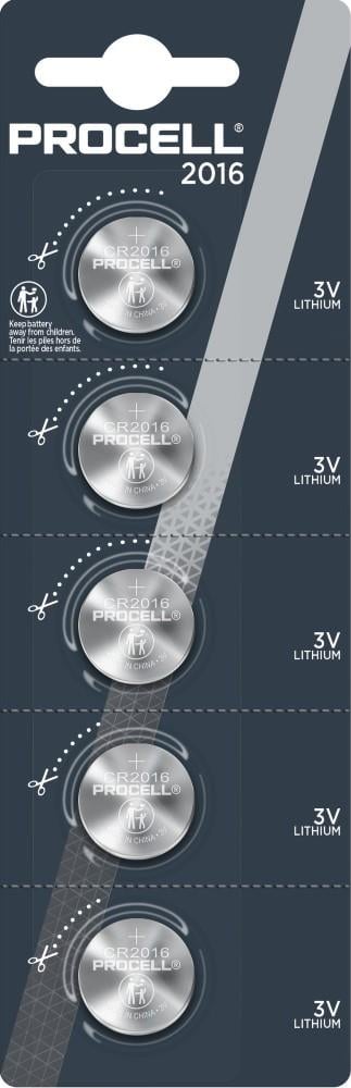 Duracell Procell Lithium | CR2016 | 3v | blister 5
