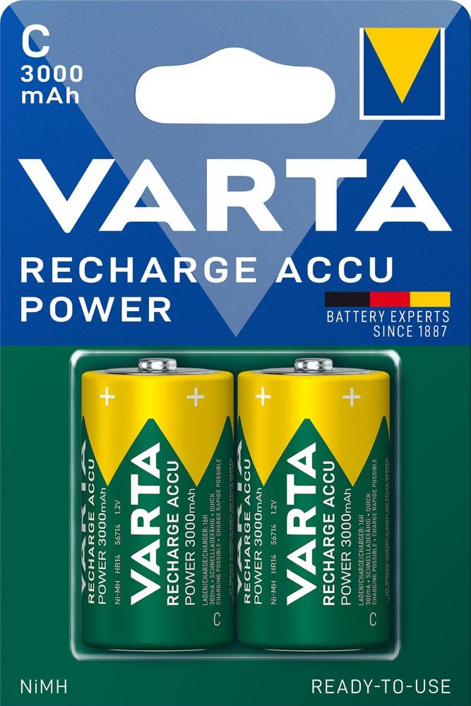 Varta C accu 3000mA blister 2 R2U