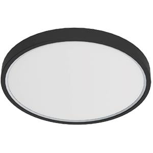 Enzo Nordlux LED Plafonniere Noxy 17W 3000 4000K 35cm zwart 4802379