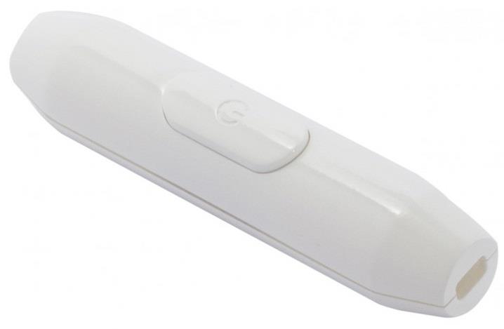 Enzo Chacon Snoerschakelaar rond design wit 2A 7401100