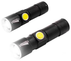 EDM LED zaklamp zoom 1W aluminium oplaadbaar - 5710020