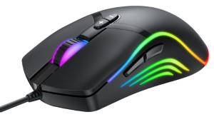 Denver Optische gaming muis bedraad USB RGB licht zwart - 9510055