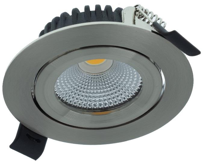 Interlight LED Downlighter 8W 2700K 36gr. vast zwart Camini LED4612