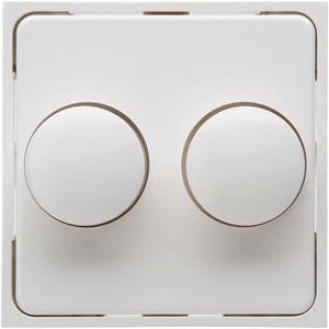 Kopp HK07 WIT afdekplaat + knop DUO dimmer - 4622035