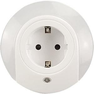 Nested LED Nachtlamp met sensor en stopcontact 0,42W 3000K - 5652101