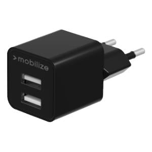 Enzo Mobilize USB thuislader 3100mA zwart DUAL 9540250