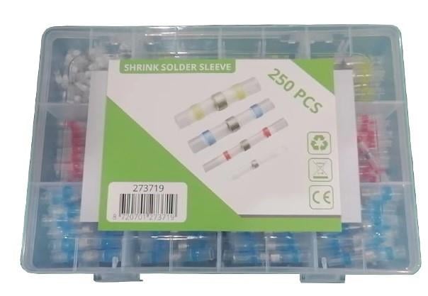 Enzo Krimpkous soldeer connector 0.25-6mm set 250 delig 4143124