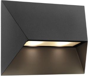 Nordlux Wandlamp Pontio 27 2x GU10 zwart IP44 - 4800901