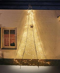 Fairybell Wall 240 leds warm wit 4m hoog - 5534962