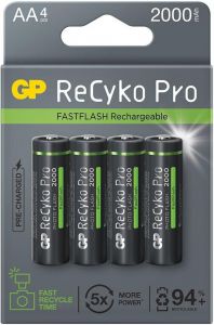GP ReCyko Pro Rechargeable AA batterijen - 4 stuks