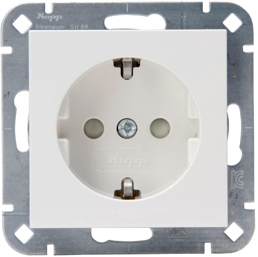 Enzo Kopp HK07 WIT inbouw stopcontact RA met kind bev. 4622110
