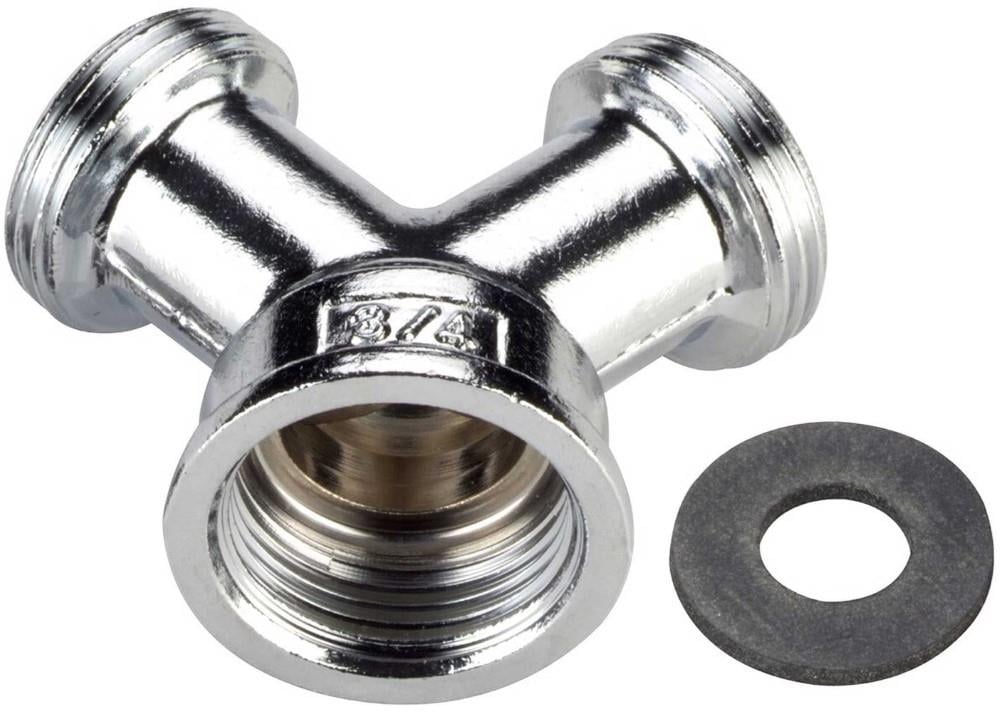 Enzo Wpro Y stuk chroom, 2 toevoerslangen 1 watertoevoer - 1400238