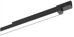 Enzo Tronix LED railverlichting lineair 3-fase 16W zwart Tri-White 5050590