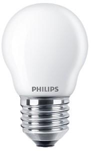 Philips LED kogel E27 6 5-60W 2700K filament mat LED3752