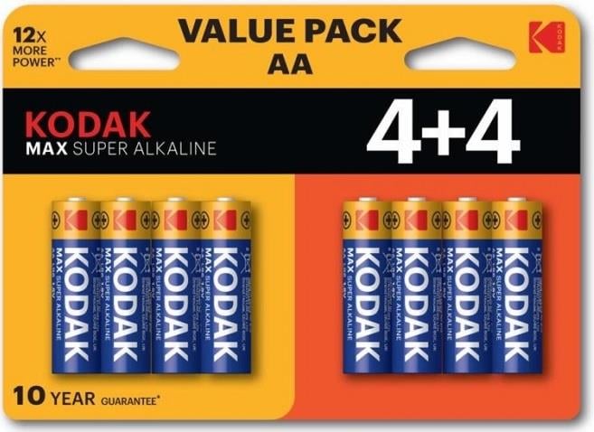 Enzo Kodak MAX alkaline batterij | AA | blister (8) - 3017200