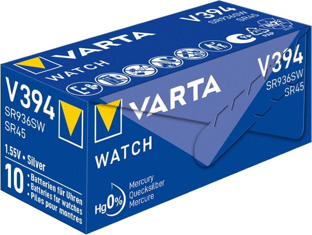 Varta 394 SR45 10 stuks in een doosje