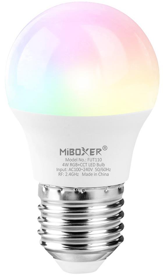 Mi-light MiBoxer RGB-CCT LED E27 Kogel 4W RF 2.4G LED0216