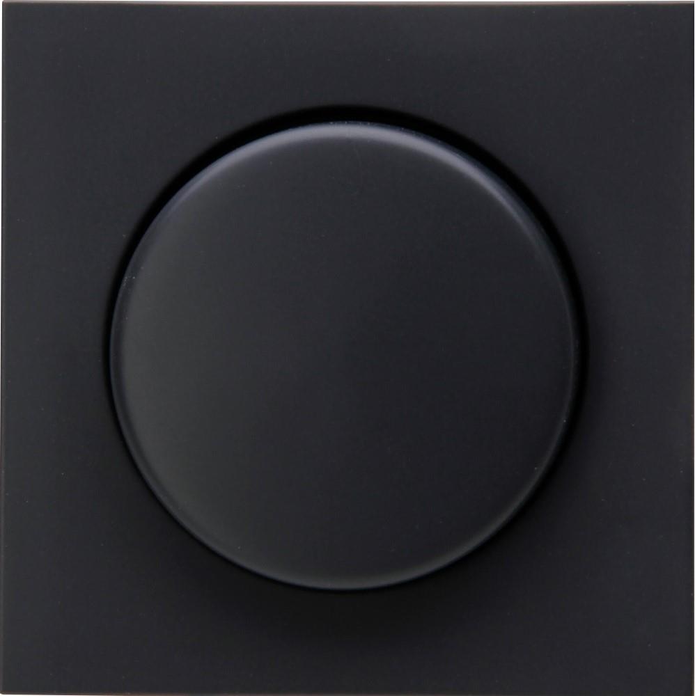 Enzo Kopp HK07 antraciet afdekplaat + knop dimmer 4623030