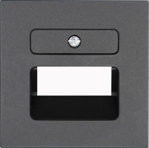 Kopp HK07 antraciet afdekplaat UTP dubbel - 4623060