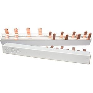 Enzo Kamrail 3 fase 12pol. 17 8mm gebogen wit 4000300