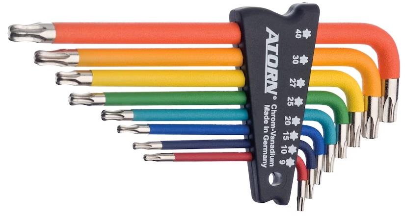 ATORN TX-sleutelset torx 8 delig met kogelkop - 6479040