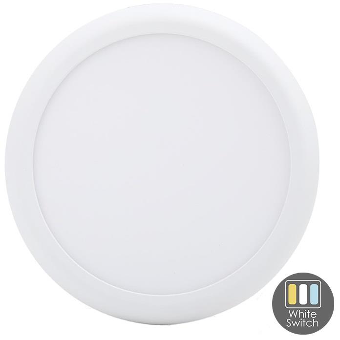 Enzo CCT LED panel downlighter wit 18-25W Tri-white IP44 LED2542