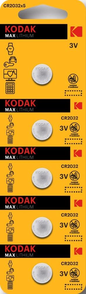 Enzo Kodak CR2032 lithium knoopcel batterij blister(5) 3241075
