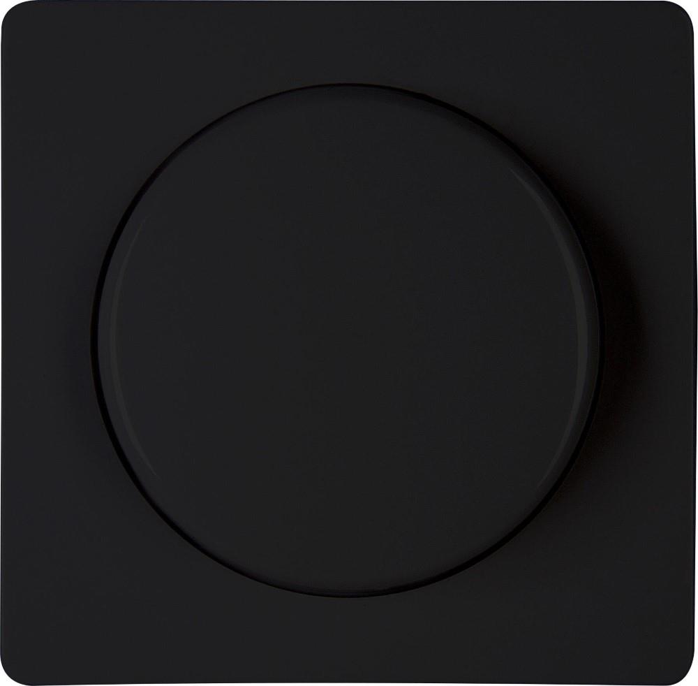 Enzo Kopp HK05 mat zwart afdekplaat + knop dimmer 4621630