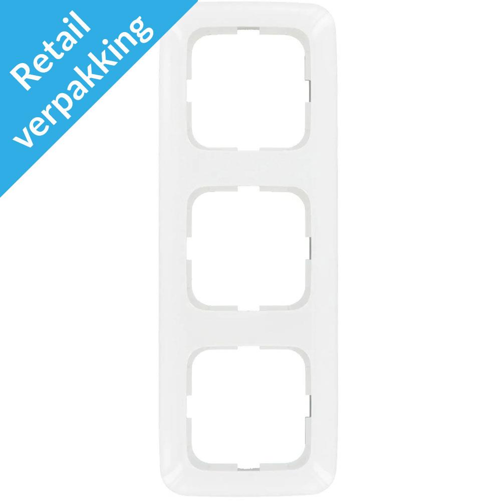 Busch Jaeger WIT 3 voudig afdekraam - 4695620