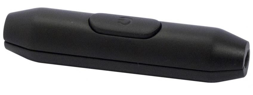 Enzo Snoerschakelaar rond design zwart 2A 7401110