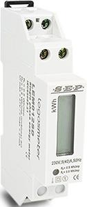 Enzo KWH meter 1-fase digitaal 40A + puls 4518210
