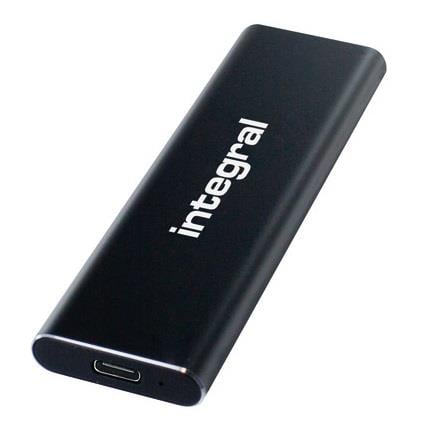 Integral USB-C SSD portable 500GB zwart SlimXpress 3.0 - 9500350