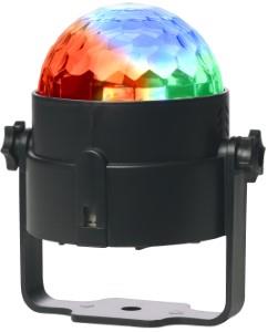 Enzo Denver LED Partybol disco 4W 7 functies +ab zwart 9700210