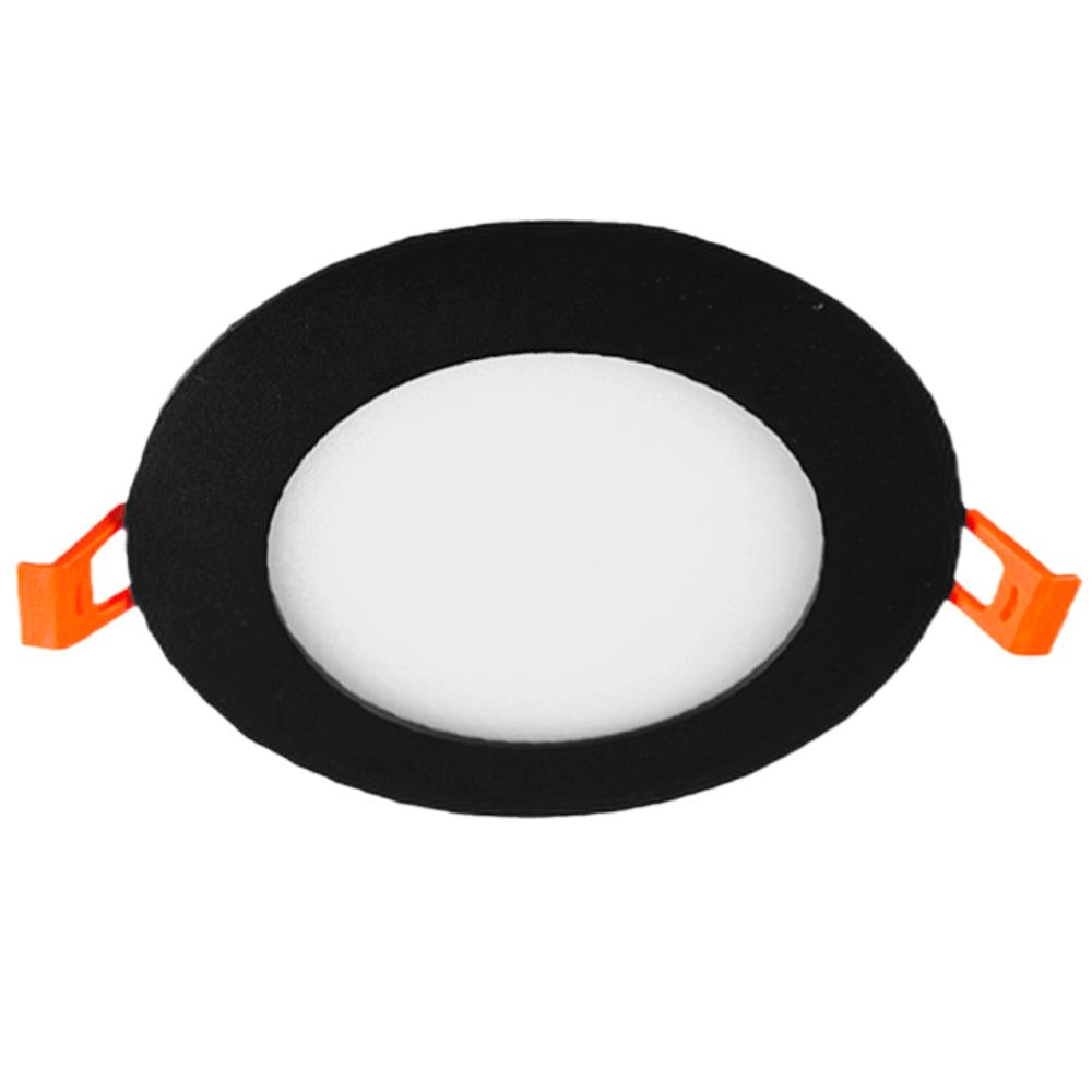 Enzo LED panel downlight 6W 4000K incl. driver zwart LED2612