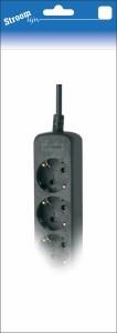 TCD RA 6-voudig 5m snoer zwart - 6672632