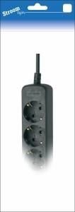 TCD RA 6-voudig 5m snoer zwart - 6672632