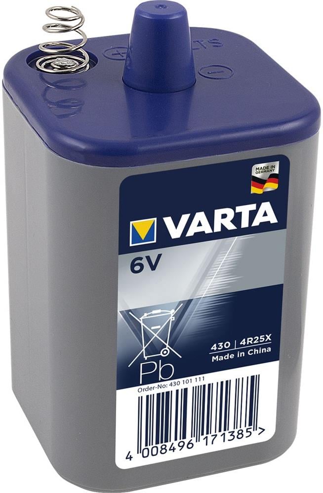 Varta Blokbatterij 6V met veren 4R25X Varta 3111602