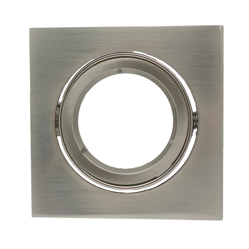 Hope Inbouw spot 50mm verstelbaar vierkant geschuurd chroom 5013175
