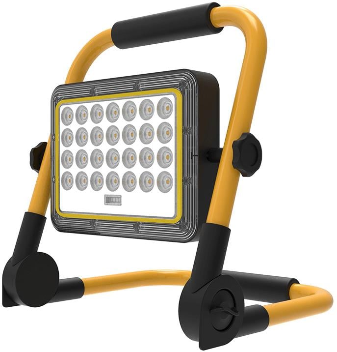Enzo Velamp LED Bouwlamp 50W zwart 6500K IP44 met sensor 5017660