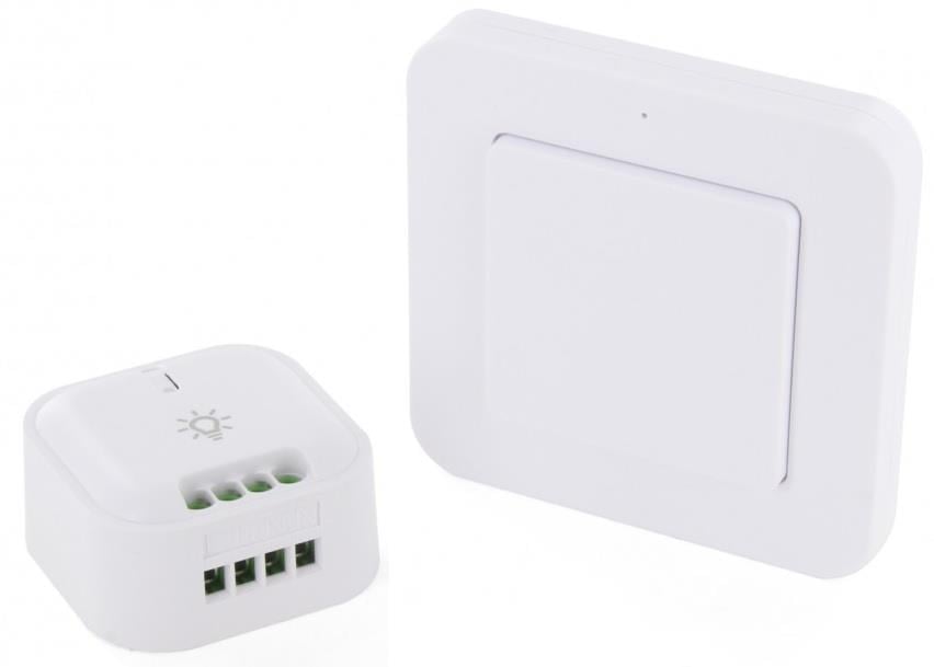 DI-O DiO Set draadloos schakelen 1x module + wandschakelaar 6960025