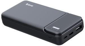 Denver Powerbank 10000mAh met Batterij Indicator - Micro USB - USB C - Iphone en Android - PBS10007 -Zwart