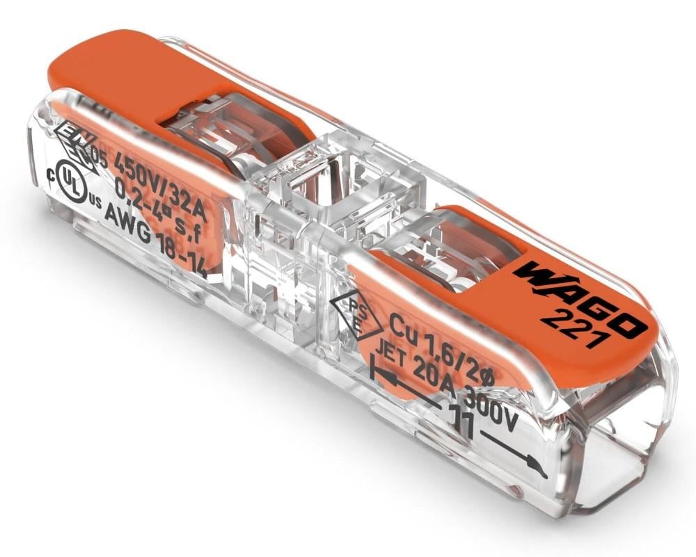 Enzo WAGO Lasklem 5-voudig grijs ds 50 stuks 4047207