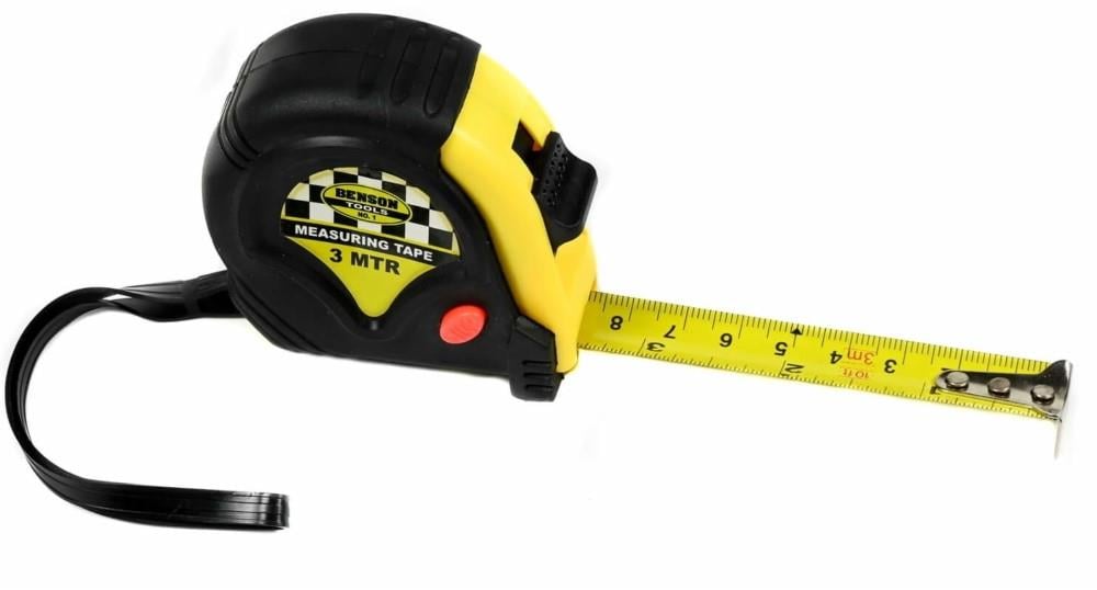 Enzo Rolbandmaat 3 meter rubber grip 6453125